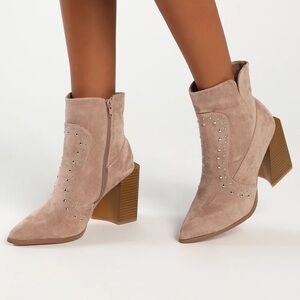 New studded lulus boots